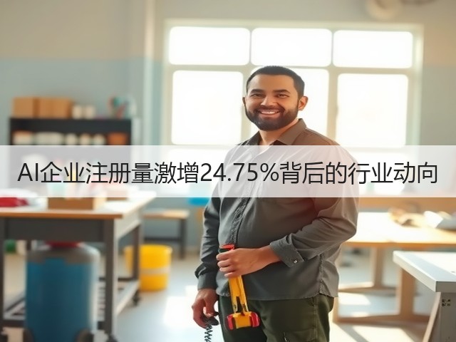 AI企业注册量激增24.75%背后的行业动向 AI企业注册量激增24.75%背后的行业动向