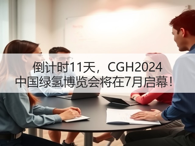 倒计时11天，CGH2024 中国绿氢博览会将在7月启幕！