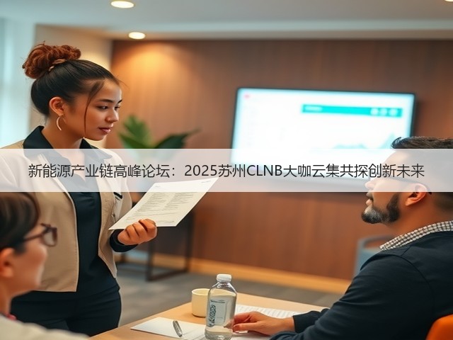新能源产业链高峰论坛:2025苏州CLNB大咖云集共探创新未来 新能源产业链高峰论坛:2025苏州CLNB大咖云集共探创新未来