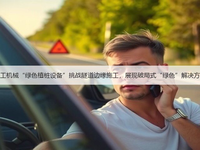上工机械“绿色植桩设备”挑战隧道边缘施工，展现破局式“绿色”解决方案