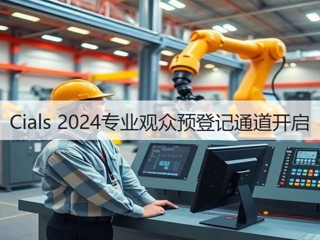 Cials 2024专业观众预登记通道开启