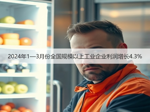 2024年1—3月份全国规模以上工业企业利润增长4.3% 2024年1—3月份全国规模以上工业企业利润增长4.3%