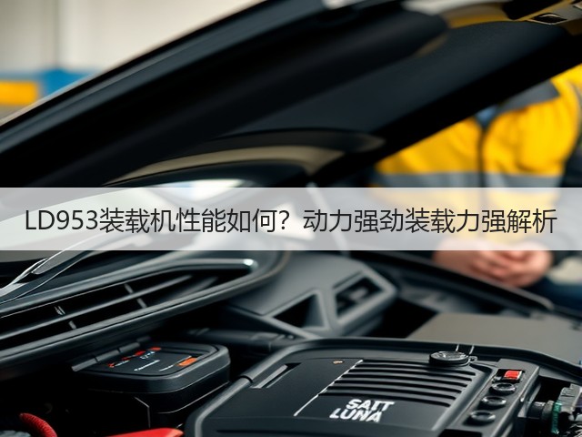 LD953装载机性能如何？动力强劲装载力强解析