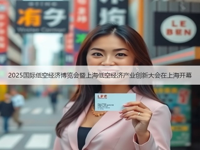 2025国际低空经济博览会暨上海低空经济产业创新大会在上海开幕 2025国际低空经济博览会暨上海低空经济产业创新大会在上海开幕