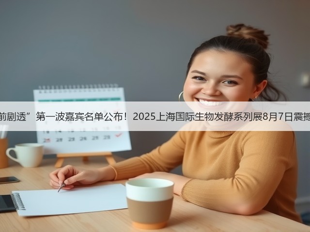 “超前剧透”第一波嘉宾名单公布！2025上海国际生物发酵系列展8月7日震撼来袭