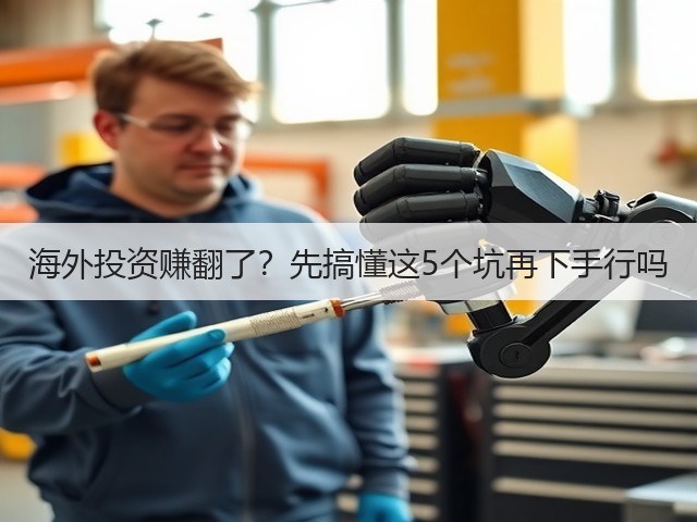 海外投资赚翻了?先搞懂这5个坑再下手行吗 海外投资赚翻了?先搞懂这5个坑再下手行吗
