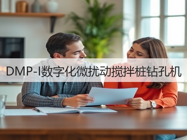 DMP-I数字化微扰动搅拌桩钻孔机 DMP-I数字化微扰动搅拌桩钻孔机