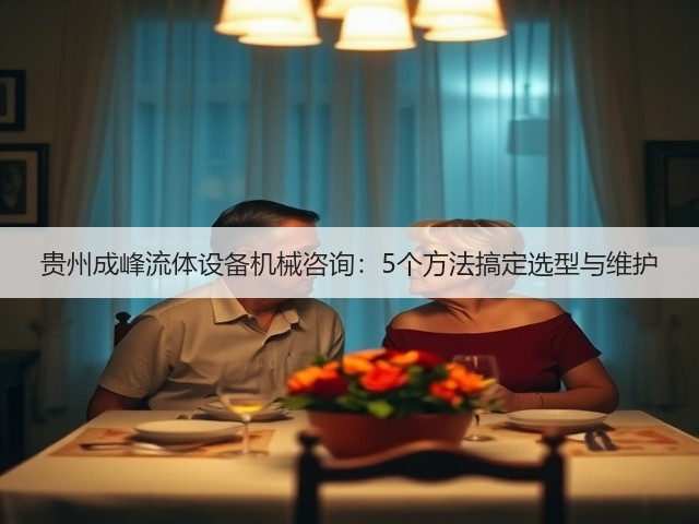 贵州成峰流体设备机械咨询:5个方法搞定选型与维护 贵州成峰流体设备机械咨询:5个方法搞定选型与维护