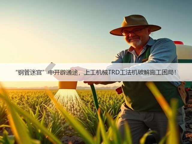 “钢管迷宫”中开辟通途,上工机械TRD工法机破解施工困局! “钢管迷宫”中开辟通途,上工机械TRD工法机破解施工困局!