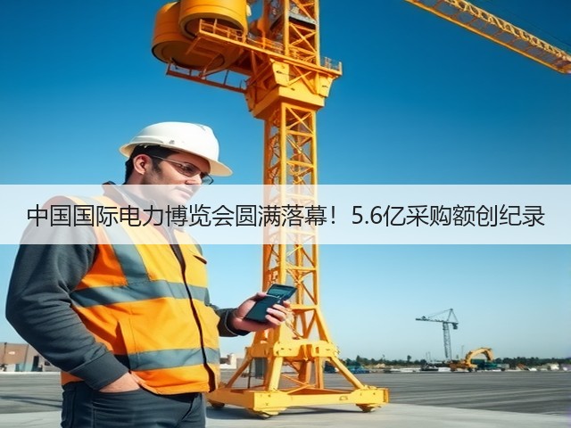 中国国际电力博览会圆满落幕!5.6亿采购额创纪录 中国国际电力博览会圆满落幕!5.6亿采购额创纪录