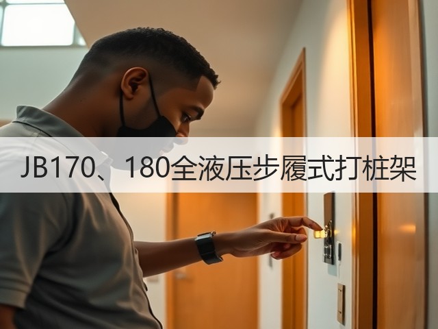 JB170、180全液压步履式打桩架