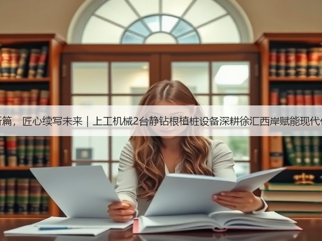 再谱育人新篇,匠心续写未来|上工机械2台静钻根植桩设备深耕徐汇西岸赋能现代化校园建设 再谱育人新篇,匠心续写未来|上工机械2台静钻根植桩设备深耕徐汇西岸赋能现代化校园建设