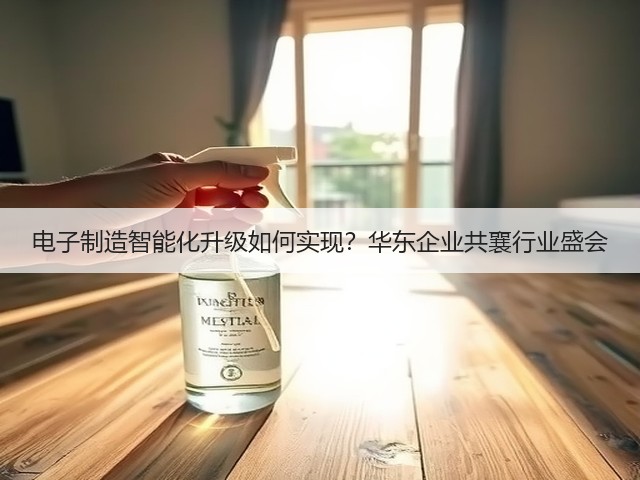 电子制造智能化升级如何实现？华东企业共襄行业盛会