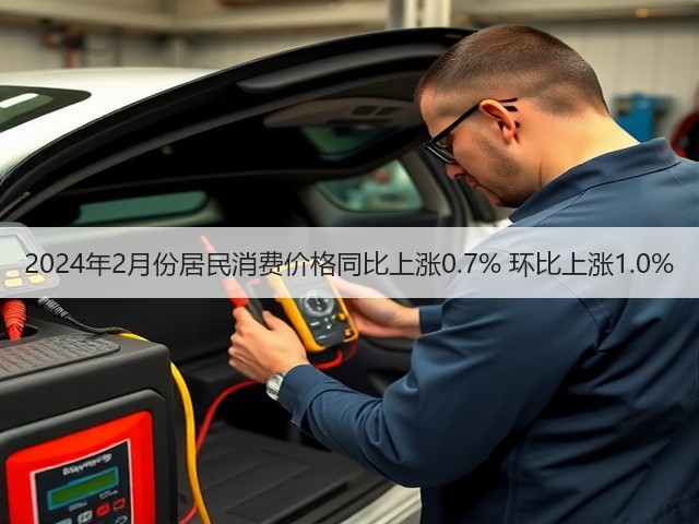 2024年2月份居民消费价格同比上涨0.7% 环比上涨1.0% 2024年2月份居民消费价格同比上涨0.7% 环比上涨1.0%