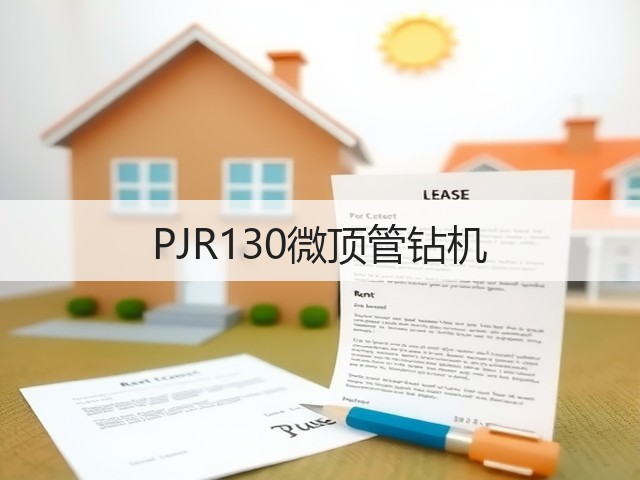 PJR130微顶管钻机 PJR130微顶管钻机