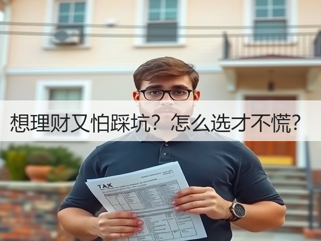 想理财又怕踩坑?怎么选才不慌? 想理财又怕踩坑?怎么选才不慌?
