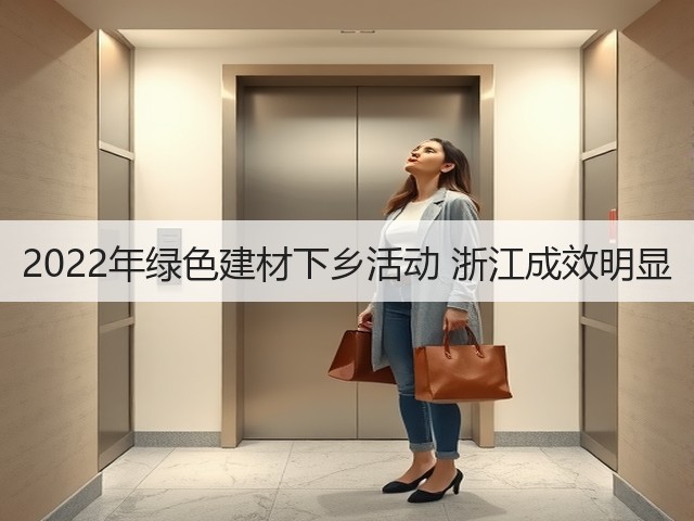2022年绿色建材下乡活动 浙江成效明显 2022年绿色建材下乡活动 浙江成效明显
