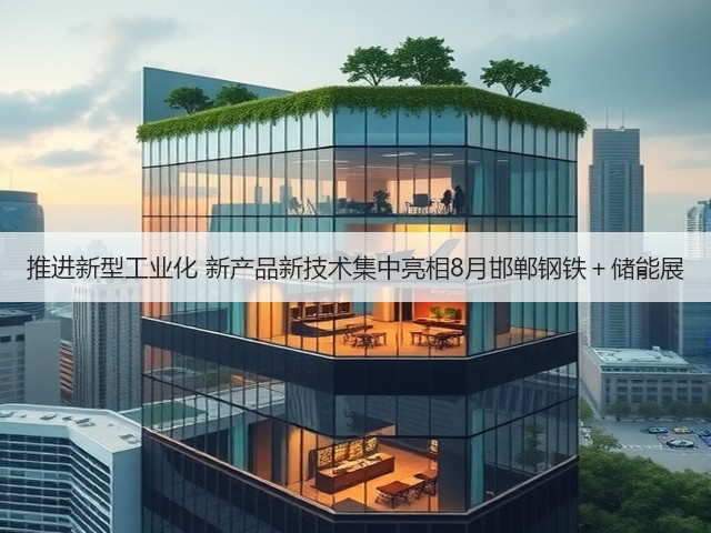 推进新型工业化 新产品新技术集中亮相8月邯郸钢铁+储能展 推进新型工业化 新产品新技术集中亮相8月邯郸钢铁+储能展