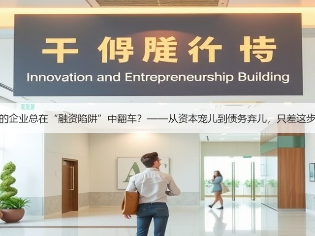 为什么你的企业总在“融资陷阱”中翻车?——从资本宠儿到债务弃儿,只差这步风控思维 为什么你的企业总在“融资陷阱”中翻车?——从资本宠儿到债务弃儿,只差这步风控思维