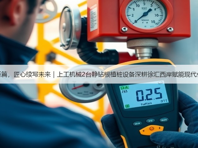 再谱育人新篇,匠心续写未来|上工机械2台静钻根植桩设备深耕徐汇西岸赋能现代化校园建设 再谱育人新篇,匠心续写未来|上工机械2台静钻根植桩设备深耕徐汇西岸赋能现代化校园建设