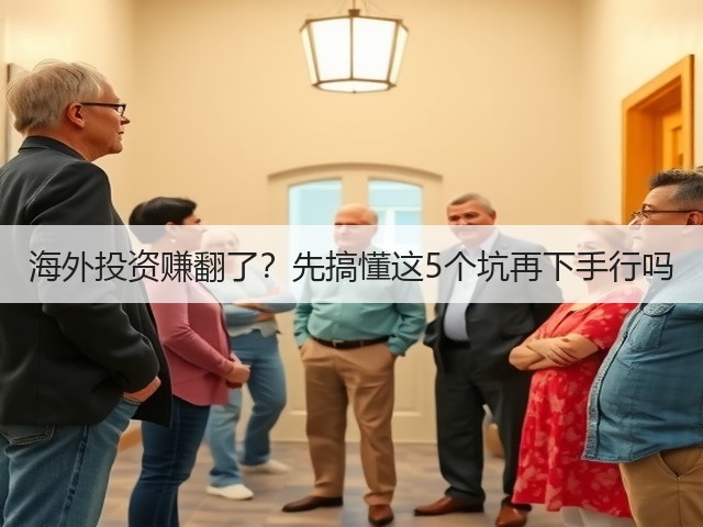 海外投资赚翻了?先搞懂这5个坑再下手行吗 海外投资赚翻了?先搞懂这5个坑再下手行吗