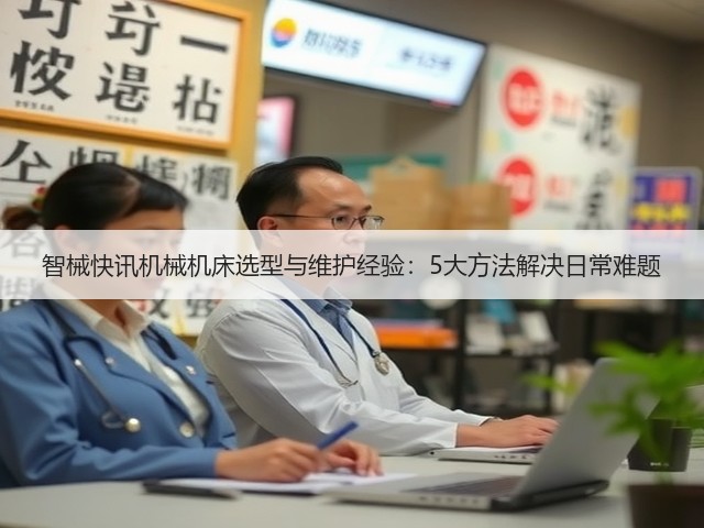 智械快讯机械机床选型与维护经验:5大方法解决日常难题 智械快讯机械机床选型与维护经验:5大方法解决日常难题