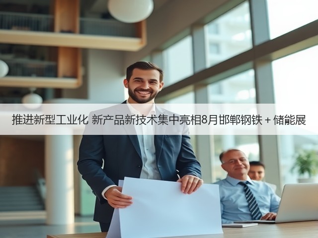 推进新型工业化 新产品新技术集中亮相8月邯郸钢铁＋储能展