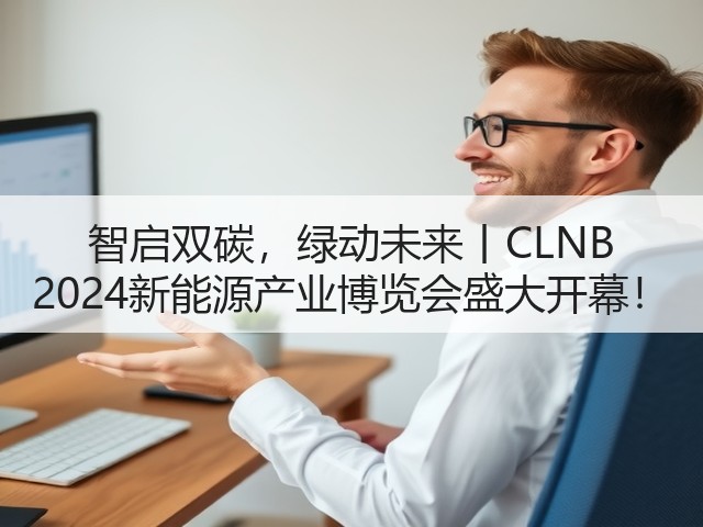 智启双碳，绿动未来丨CLNB 2024新能源产业博览会盛大开幕！