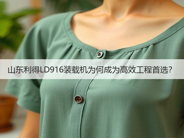 山东利得LD916装载机为何成为高效工程首选？