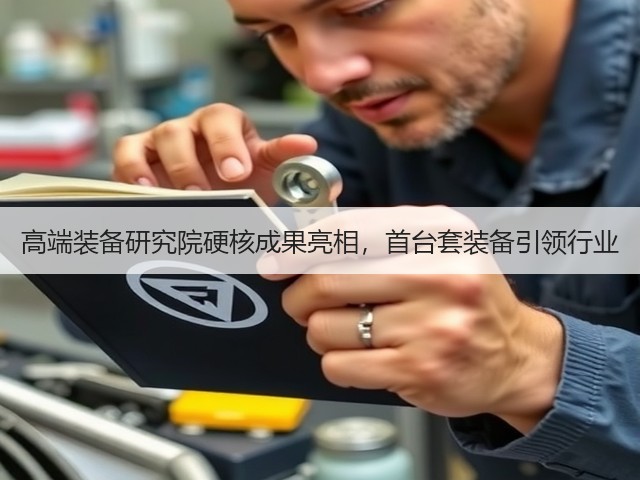 高端装备研究院硬核成果亮相,首台套装备引领行业 高端装备研究院硬核成果亮相,首台套装备引领行业