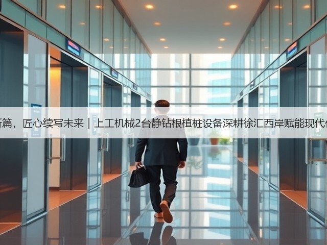 再谱育人新篇，匠心续写未来｜上工机械2台静钻根植桩设备深耕徐汇西岸赋能现代化校园建设