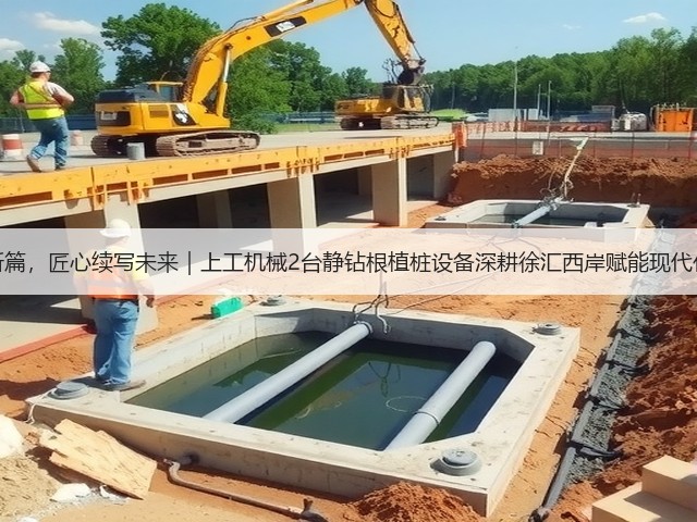 再谱育人新篇,匠心续写未来|上工机械2台静钻根植桩设备深耕徐汇西岸赋能现代化校园建设 再谱育人新篇,匠心续写未来|上工机械2台静钻根植桩设备深耕徐汇西岸赋能现代化校园建设