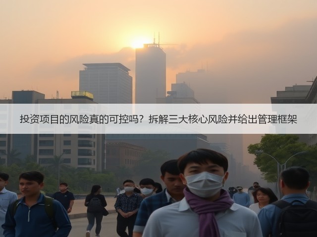 投资项目的风险真的可控吗?拆解三大核心风险并给出管理框架 投资项目的风险真的可控吗?拆解三大核心风险并给出管理框架