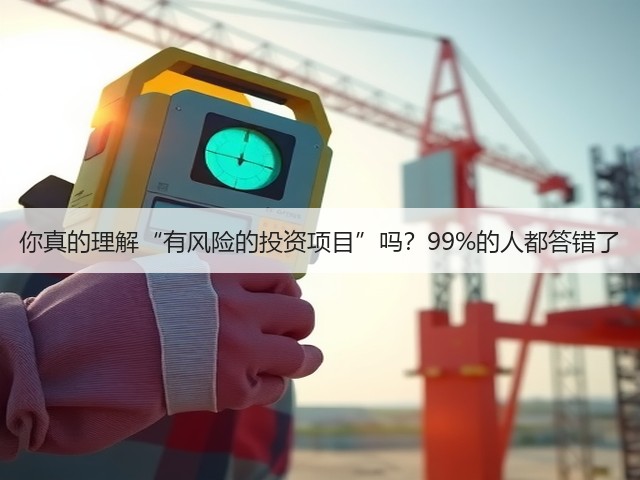 你真的理解“有风险的投资项目”吗?99%的人都答错了 你真的理解“有风险的投资项目”吗?99%的人都答错了