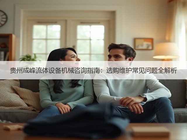 贵州成峰流体设备机械咨询指南:选购维护常见问题全解析 贵州成峰流体设备机械咨询指南:选购维护常见问题全解析