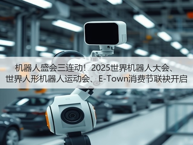 机器人盛会三连动!2025世界机器人大会、 世界人形机器人运动会、E-Town消费节联袂开启 机器人盛会三连动!2025世界机器人大会、 世界人形机器人运动会、E-Town消费节联袂开启