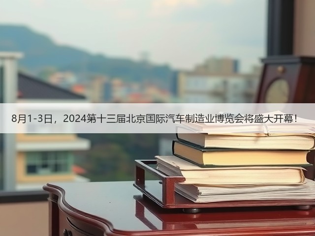8月1-3日,2024第十三届北京国际汽车制造业博览会将盛大开幕! 8月1-3日,2024第十三届北京国际汽车制造业博览会将盛大开幕!