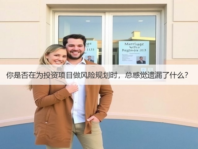 你是否在为投资项目做风险规划时，总感觉遗漏了什么？