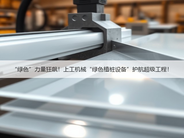 “绿色”力量狂飙！上工机械“绿色植桩设备”护航超级工程！