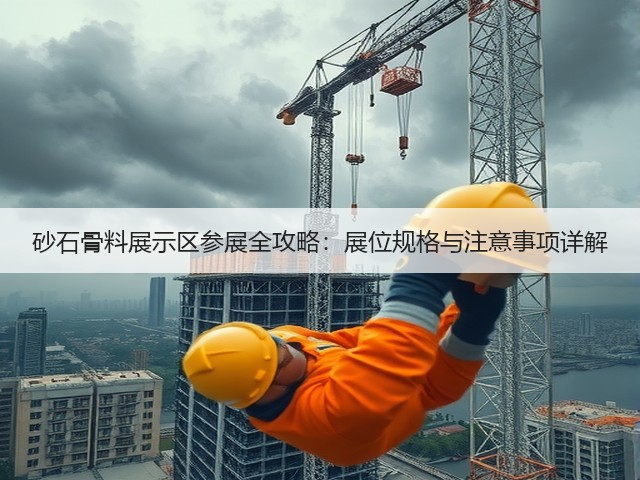 砂石骨料展示区参展全攻略:展位规格与注意事项详解 砂石骨料展示区参展全攻略:展位规格与注意事项详解