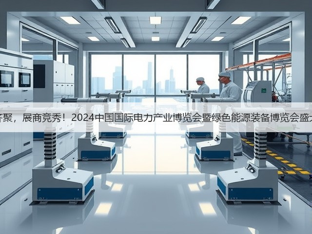 大咖齐聚，展商竞秀！2024中国国际电力产业博览会暨绿色能源装备博览会盛大开幕