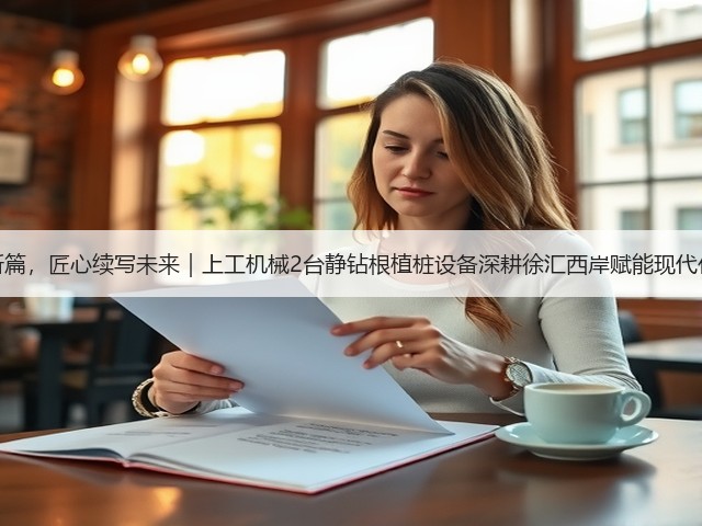 再谱育人新篇,匠心续写未来|上工机械2台静钻根植桩设备深耕徐汇西岸赋能现代化校园建设 再谱育人新篇,匠心续写未来|上工机械2台静钻根植桩设备深耕徐汇西岸赋能现代化校园建设