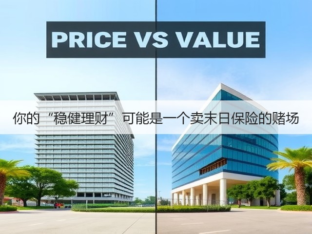 你的“稳健理财”可能是一个卖末日保险的赌场