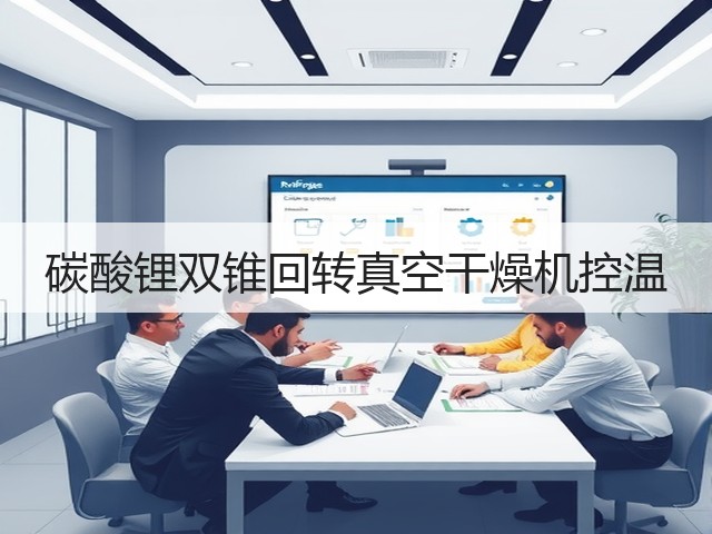 碳酸锂双锥回转真空干燥机控温