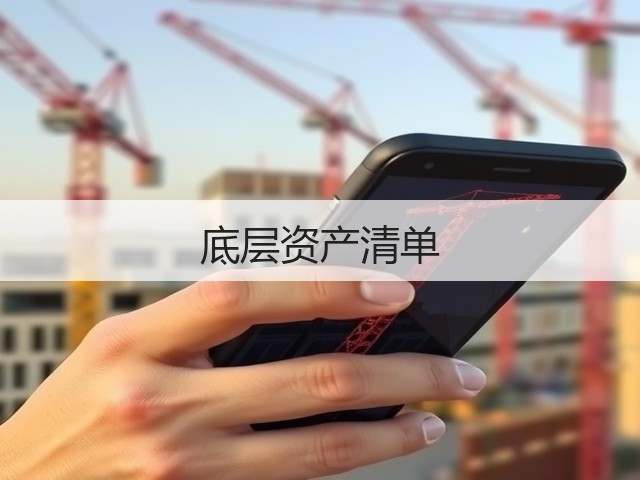 底层资产清单