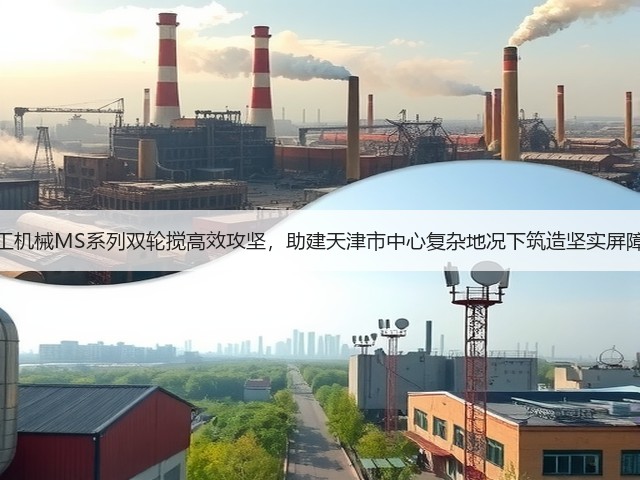 上工机械MS系列双轮搅高效攻坚,助建天津市中心复杂地况下筑造坚实屏障! 上工机械MS系列双轮搅高效攻坚,助建天津市中心复杂地况下筑造坚实屏障!