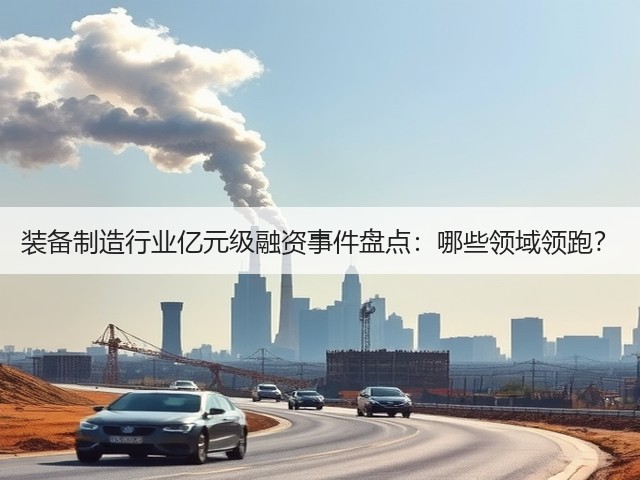 装备制造行业亿元级融资事件盘点:哪些领域领跑? 装备制造行业亿元级融资事件盘点:哪些领域领跑?