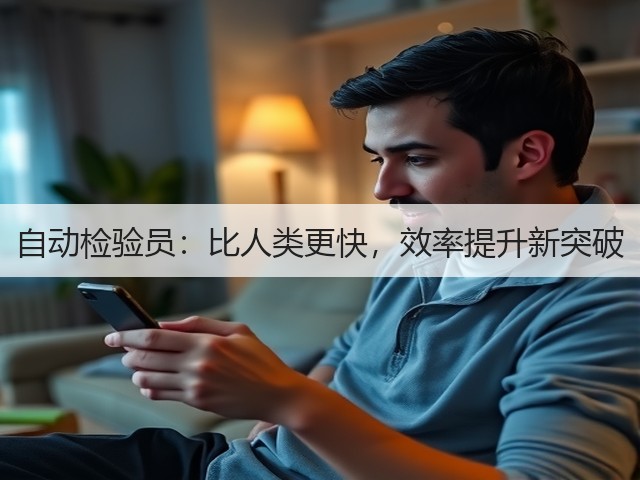 自动检验员：比人类更快，效率提升新突破