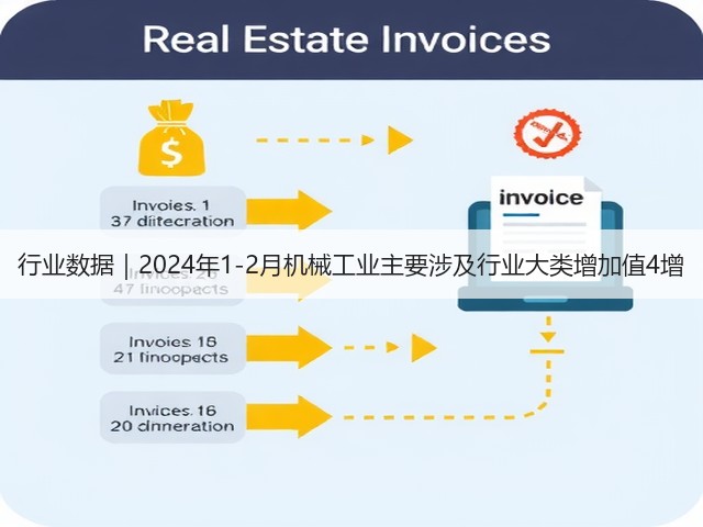 行业数据｜2024年1-2月机械工业主要涉及行业大类增加值4增