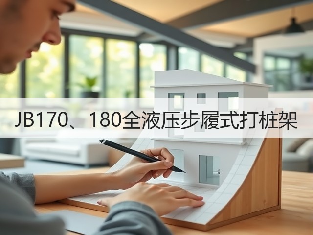 JB170、180全液压步履式打桩架